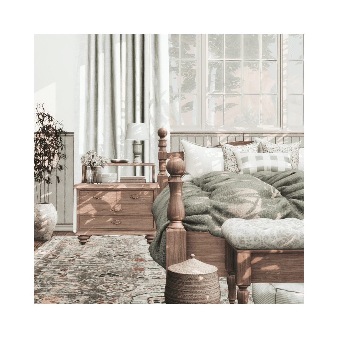 Галерея мода Набор мебели для спальни Linwood Set #4